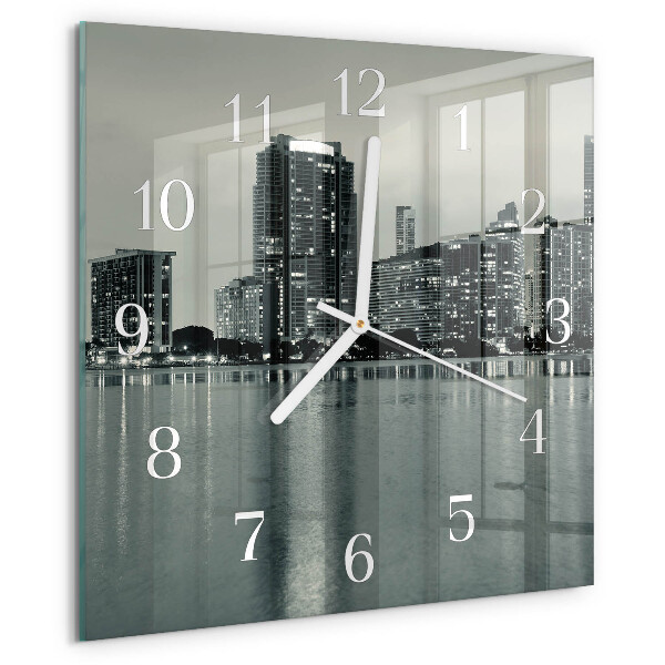 Square wall clock Horizon