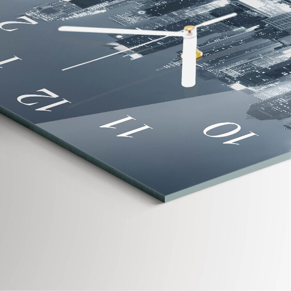Square wall clock Night of the Horizon