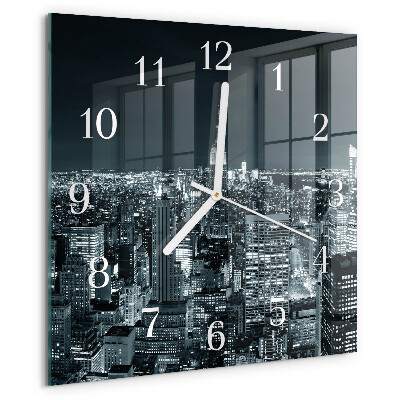 Square wall clock Night of the Horizon