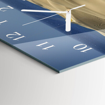 Square wall clock Sea Dunes