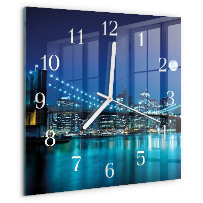 Square wall clock Night of the Horizon