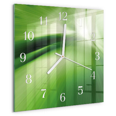 Square wall clock Abstraction