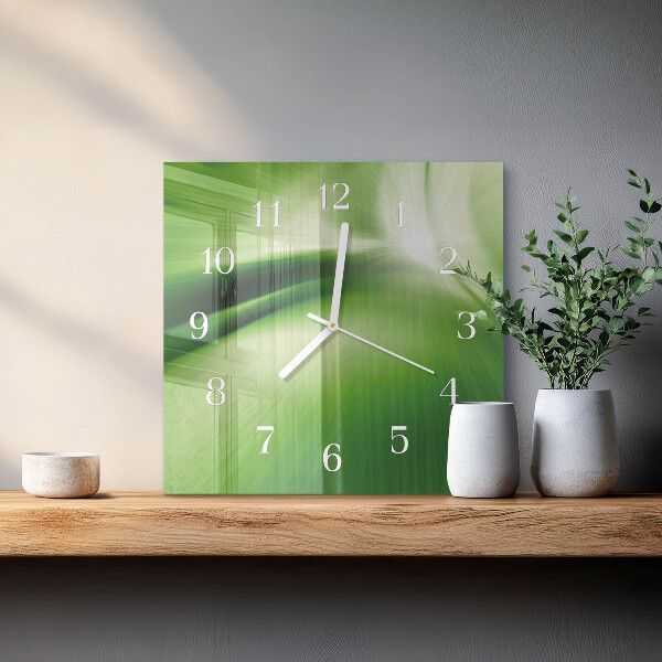 Square wall clock Abstraction
