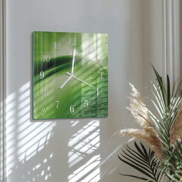 Square wall clock Abstraction