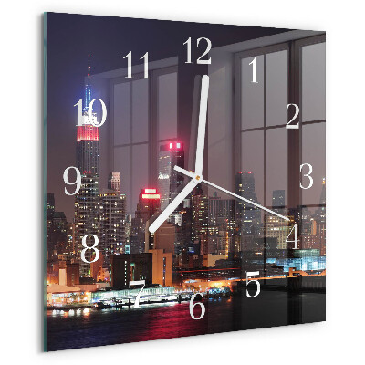 Square wall clock Horizon