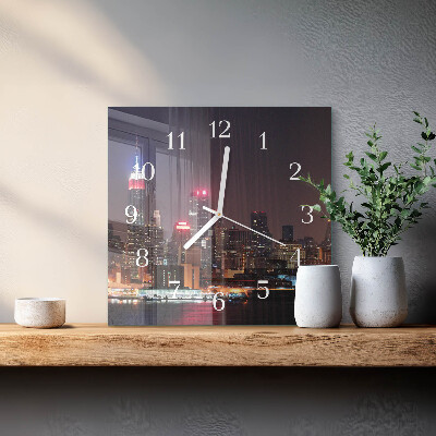 Square wall clock Horizon