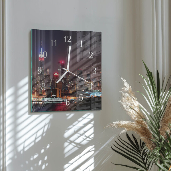 Square wall clock Horizon