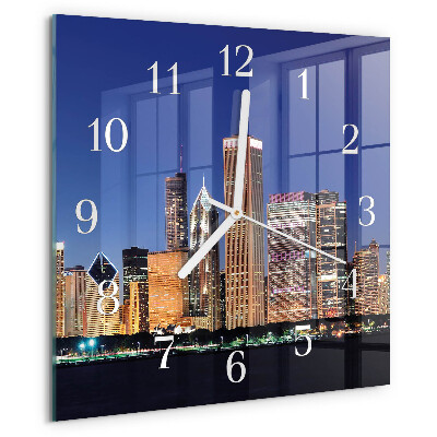 Square wall clock Horizon