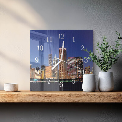 Square wall clock Horizon