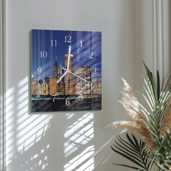 Square wall clock Horizon