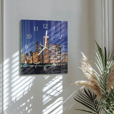 Square wall clock Horizon