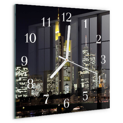 Square wall clock Horizon