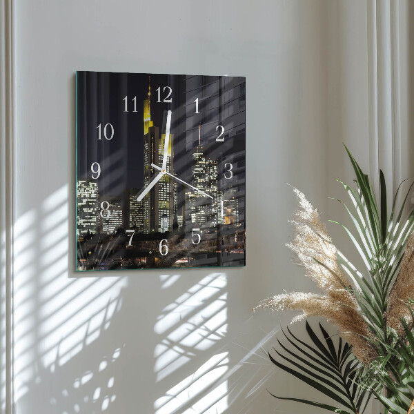 Square wall clock Horizon