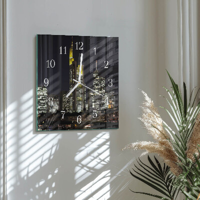 Square wall clock Horizon