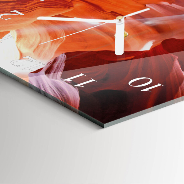 Square wall clock Cave