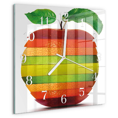Square wall clock Apple