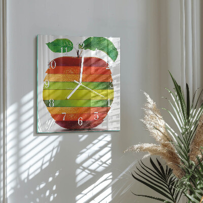 Square wall clock Apple