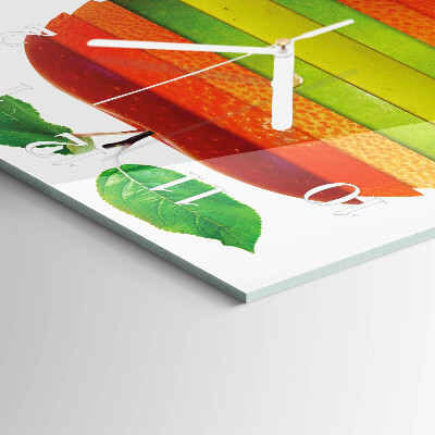 Square wall clock Apple