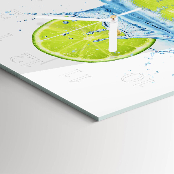Square wall clock Limewater