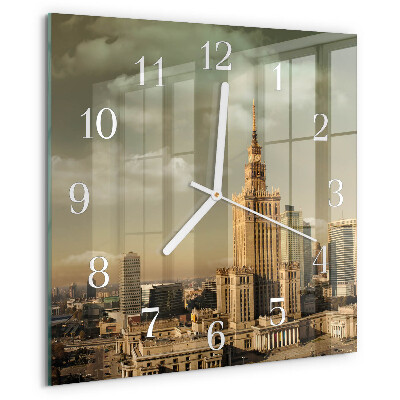 Square wall clock Warsaw