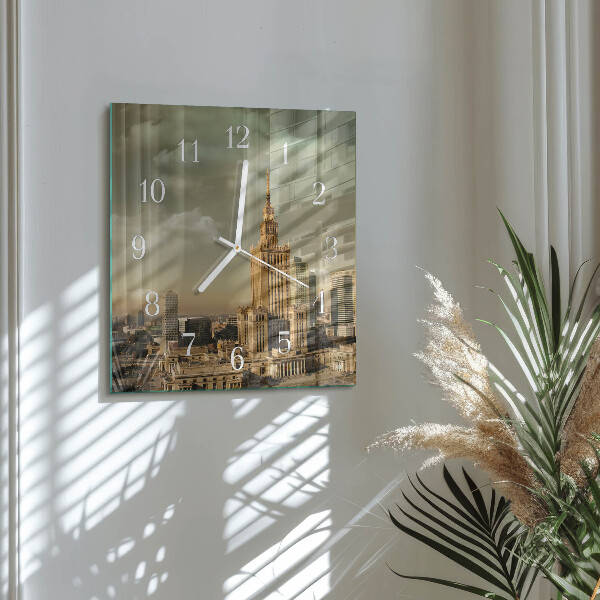 Square wall clock Warsaw