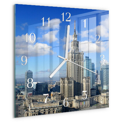 Square wall clock Warsaw