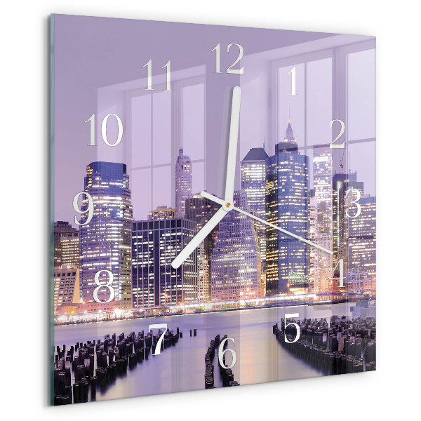 Square wall clock Horizon