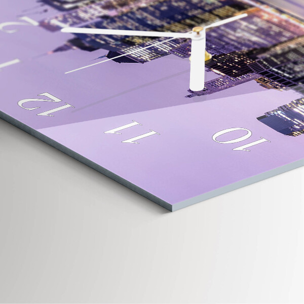 Square wall clock Horizon