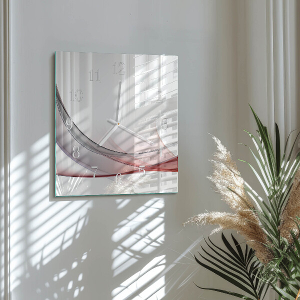 Square wall clock Abstraction