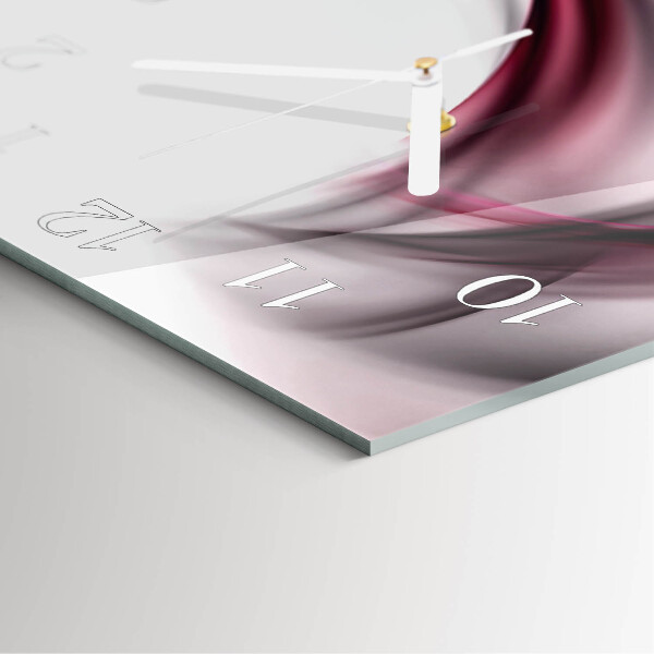 Square wall clock Abstract Lines