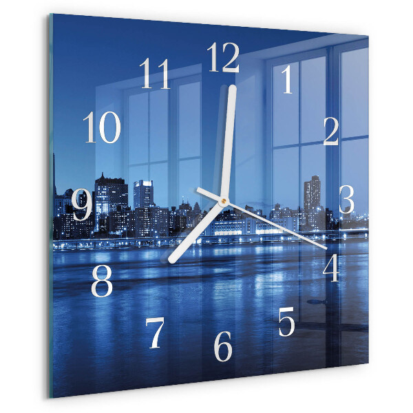 Square wall clock Horizon