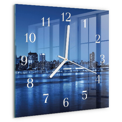 Square wall clock Horizon