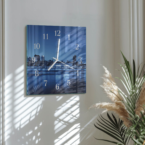 Square wall clock Horizon