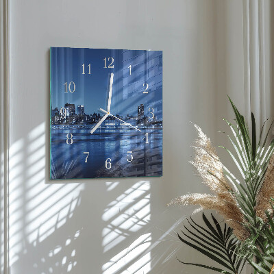 Square wall clock Horizon
