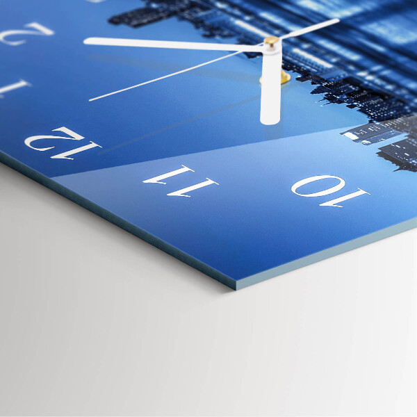 Square wall clock Horizon