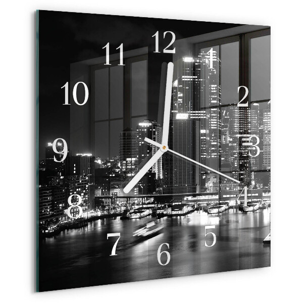 Square wall clock Horizon
