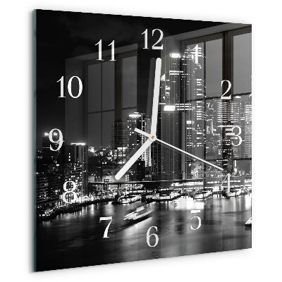 Square wall clock Horizon