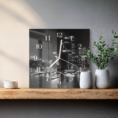 Square wall clock Horizon