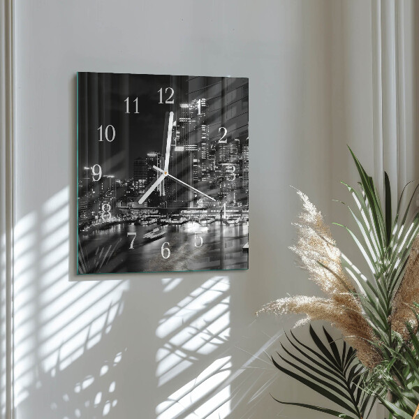 Square wall clock Horizon