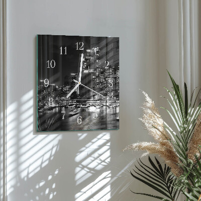 Square wall clock Horizon