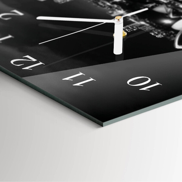 Square wall clock Sydney Horizon