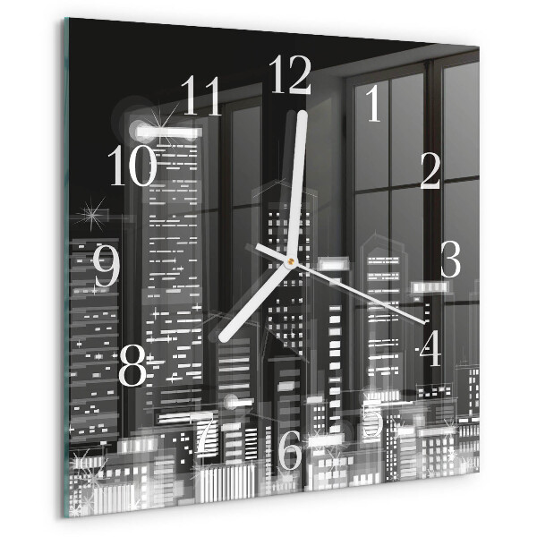 Square wall clock Horizon