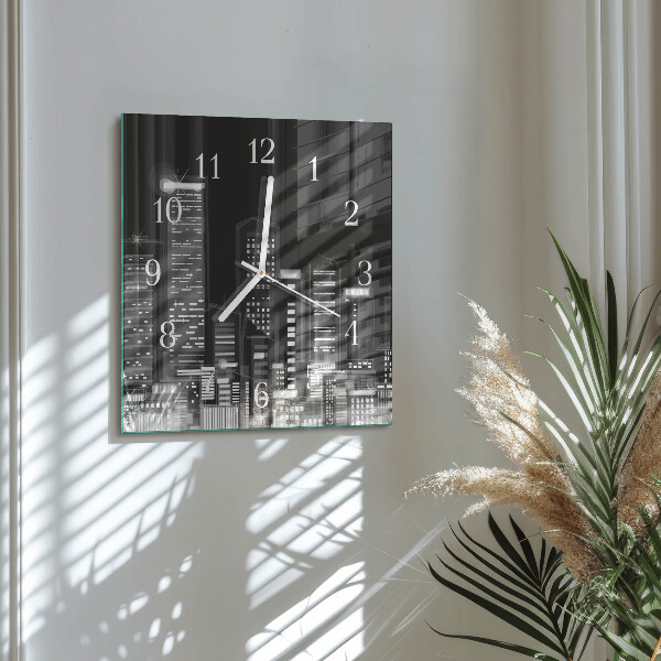 Square wall clock Horizon