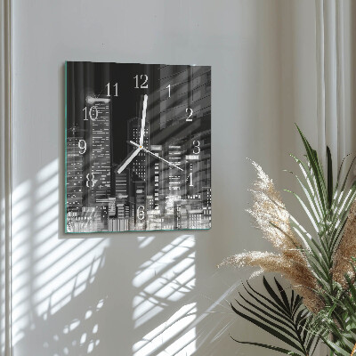 Square wall clock Horizon