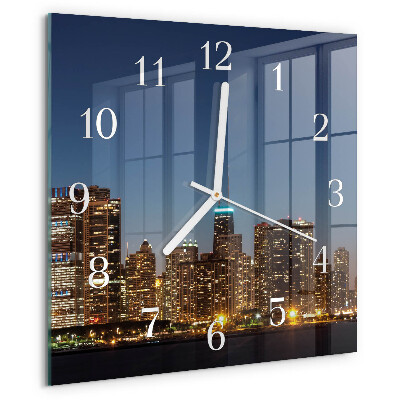 Square wall clock Horizon