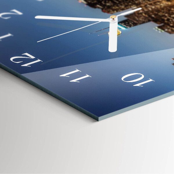 Square wall clock Horizon