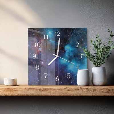 Square wall clock Starry Sky