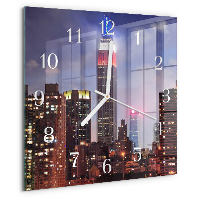 Square wall clock Horizon