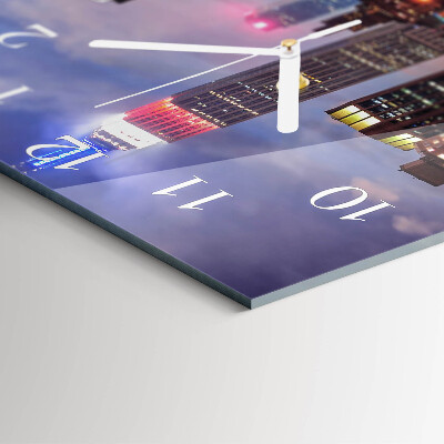 Square wall clock Horizon