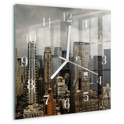 Square wall clock Horizon